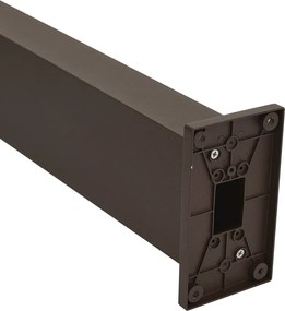 Lampa zewnętrzna rdzawobrązowa 65 cm z LED IP64 ze światłem przyciemnionym i solarnym - Charlene