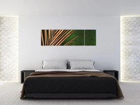 Obraz z liściem (170x50 cm)
