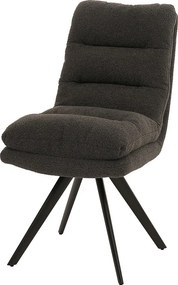 Krzesło do jadalni MCW-G66 Bouclé,  ciemnoszary