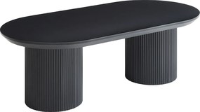 Stolik kawowy z MDF - Czarny - LORIMILA