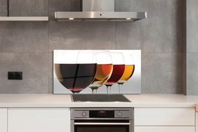 Szklany Panel Zestaw Kieliszków do Wina