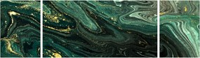 Obraz - Zielony marmur (170x50 cm)
