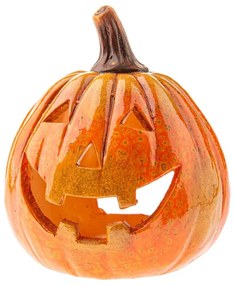 Ceramiczny świecznik z motywem Halloween Pumpkin – Dakls