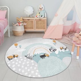 Dywan dziecięcy odpowiedni do prania ø120 cm Snowy Hills – Mila Home