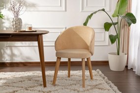 Zestaw krzeseł do jadalni Bentley Beige and Light Oak, 2 szt.