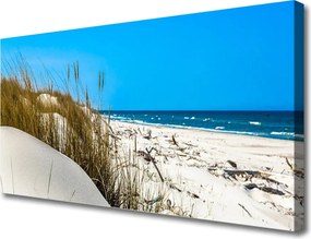 Obraz na płótnie Puste Wybrzeże z Widokiem na Morze