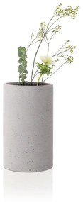 Jasnoszary wazon Blomus Bouquet, wys. 20 cm