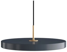 Grafitowa lampa wisząca UMAGE Asteria, Ø 43 cm