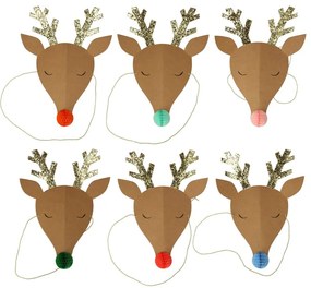 Czapeczki imprezowe zestaw 6 szt. Reindeer – Meri Meri
