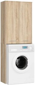 Klasyczna szafka nad pralkę dąb sonoma Z7-E76