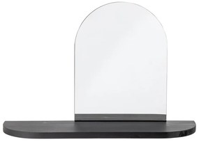 Lustro z półką z drewnianą ramą ścienne 72x48 cm Annlie – Bloomingville