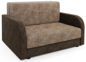 Sofa Rozkładana Jasny Brąz + Ciemny Brąz S2-M66