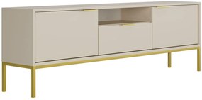 Szafka pod TV z drzwiczkami i szufladą 175 cm kaszmir - Pascal 6X