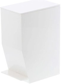 Biały plastikowy kosz na śmieci z pedałem 3,9 l Tower – YAMAZAKI