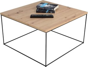 Industrialny stolik kawowy dąb artisan Z6-M66