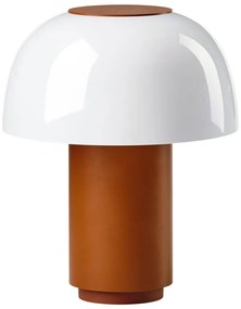 Pomarańczowa aluminiowa lampa stołowa LED ze ściemniaczem (wysokość 22 cm) Harvest – Zone