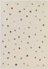 Dywan dziecięcy Adventures – Zabawne kolorowe kropki na kremowym tle 120 cm x 170 cm Atest Oeko-Tex