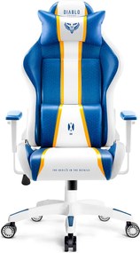 Fotel gamingowy młodzieżowy Diablo X-One 2.0 Small Size, kolor Aqua Blue