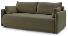 Zielona rozkładana sofa 211 cm Marcel – Bobochic Paris