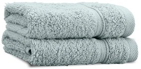 Szarozielone bawełniane ręczniki zestaw 2 szt. frotte 30x30 cm Zero Twist – Catherine Lansfield