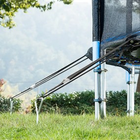 Zestaw kotew do ziemi, 4 sztuk, 42,5x8,5cm, srebrna Monzana