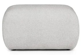 Jasnoszary podnóżek z materiału bouclé Mirel – Rodier