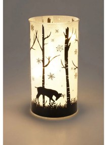 Świecznik bożonarodzeniowy Jeleń z 10 diodami LED, 8 x 15 x 8 cm
