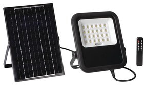 Kanlux 36606 - Reflektor LED z panelem solarnym i czujnikiem 10W/10000 mAh 3,2V IP65 + pilot