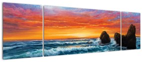 Obraz - Zachód słońca (170x50 cm)