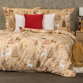 4Home Pościel flanelowa Festive, 140 x 200 cm, 70 x 90 cm, 140 x 200 cm, 70 x 90 cm