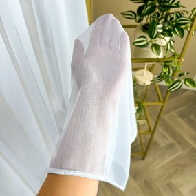 Firana gładka Natural matowa subtelna wys. 300 cm z ołowianką