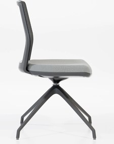 Krzesło do sali konferencyjnej z siatkowym oparciem Start Net S60