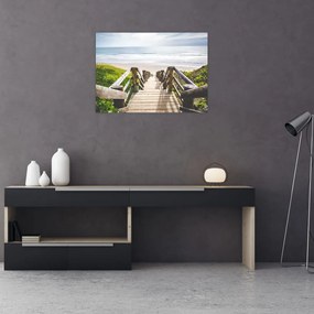 Obraz - Wejście na plażę (70x50 cm)