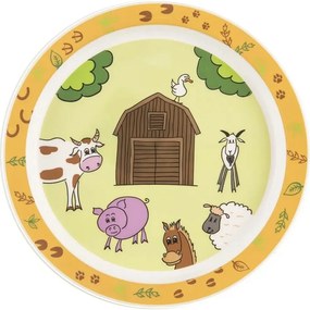 Orion Talerz płytki UH dla dzieci FARMA, śr. 21,5 cm