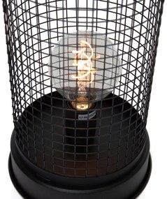 Nowoczesna lampa stołowa szara 52 cm - Horario