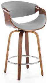 Hoker w stylu modern retro orzech + popielaty - Yagi
