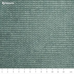 Jasnoniebieskie tapicerowane łóżko dwuosobowe ze stelażem 180x200 cm Barker – Ropez