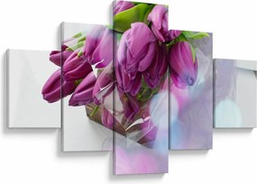 Obraz - bukiet tulipanów (125x70 cm)