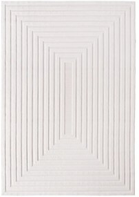 Dywan nowoczesny 3D Doha ramka kremowy 240 cm x 340 cm