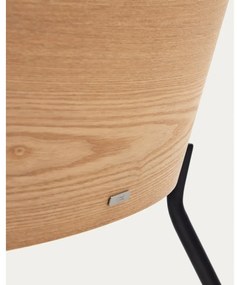 Szary fotel Eamy – Kave Home