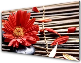 Szkło do Kuchni na Ścianę Delikatność Płatków Kwiatowych