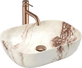 Umywalka nablatowa Rea Belinda Marrone Matt