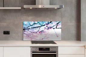 Szklany Panel Gałęzie Drzewa na tle Nieba