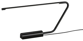 Czarna lampa stołowa LED (wysokość 33 cm) Olea – Trio Select