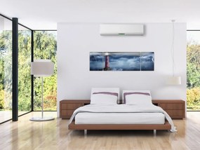 Obraz - Latarnia morska na klifie (170x50 cm)