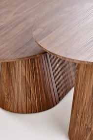 Stolik kawowy GISELA S 60x60cm orzechowy HALMAR