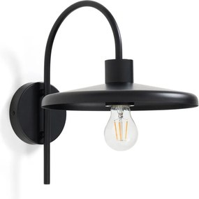 Czarny kinkiet ø 27 cm Nuvira – Kave Home