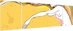 Obraz - Dziewczyna (170x50 cm)