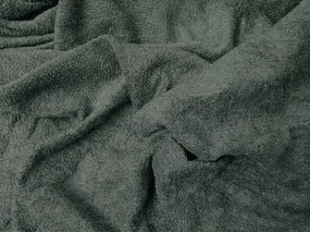 PrzytulneMieszkanie.pl Frotte prześcieradło EXCLUSIVE zielonoszare 200x220 cm
