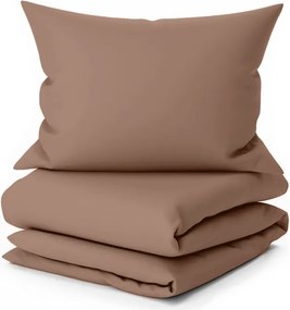 PrzytulneMieszkanie.pl PrzytulneMieszkanie.pl Bawełniana pościel LUX brązowa kieszeń hotelowa Rozmiar pościeli: 70 x 90 cm | 140 x 200 cm